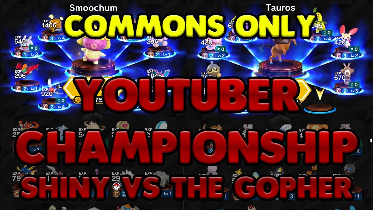 Pokemon Duel - YOUTUBER CHAMPIONSHIP - FIRST BATTLE VS THEGOPHER (2-1 TO WHO?)