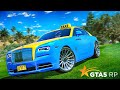 ТАКСУЮ НА Rolls-Royce Wraith. GTA 5 RP Strawberry