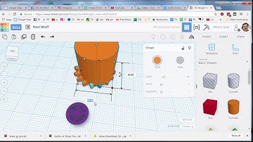 A super simple Tinkercad flower