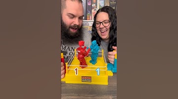 Someone Is TIRED Of Losing! Come Play Rock Em Sock Em Robots With Us! #boardgames #couple