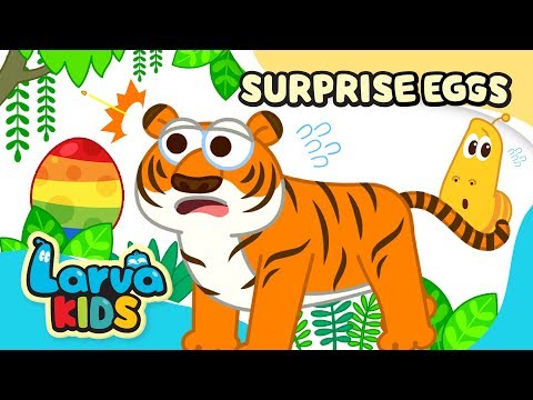 【NEW】 ENDANGERED ANIMALS | SURPRISE EGG | LARVA KIDS | KIDS SONG | ANIMATION