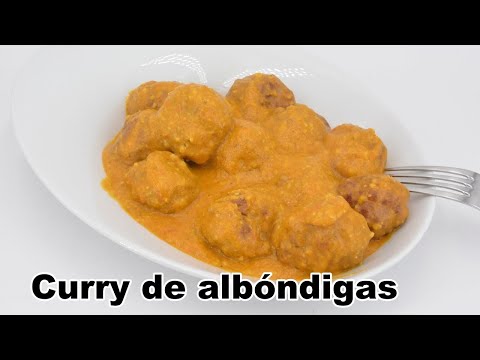 Curry de albóndigas con leche de coco By #cocinafamiliar