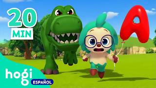 Run Faster! 🦖💨 | Learn the ABCs and Colors with Dinosaurs | Hogi in English
