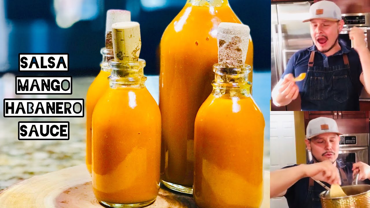 SALSA MANGO HABANERO LA MEJOR QUE VERÁS PARA ALITAS TACOS MARISCOS Y MÁS 🔴EN VIVO