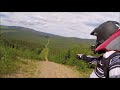 12 year old riding motorcycles on the Alaska pipeline