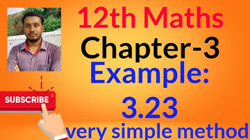 12th Maths| Chapter 3| Example: 3.23| Partly Factored polynomials..