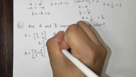 How do you know if matrices are inverses?
