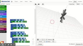 BlocksCAD Spiky Ball Part 1
