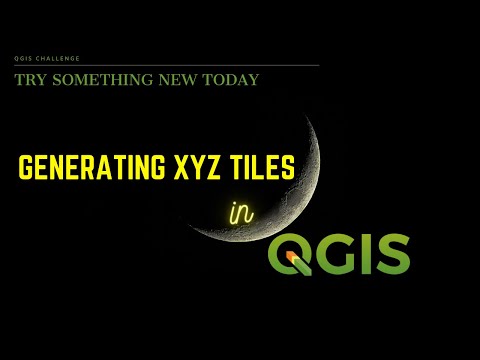 QGIS에서 XYZ 타일 (MBTiles) 생성 # Lesson 28 of 29 # QGIS Tutorial.