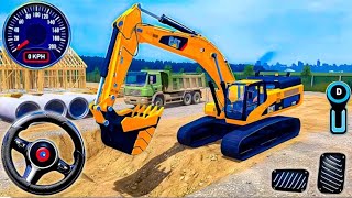 JCB Road Construction Simulator 🚜 | Real Road Making Game | Android Gameplay screenshot 5