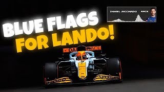 RICCIARDO GETS ASKED TO MOVE FOR LANDO WHILE GETTING LAPPED | PAINFULL TEAM RADIO 2021 Monaco GP