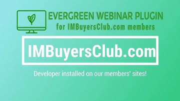 Evergreen Webinar Plugin info video