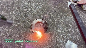 Portable 1000w 2000w 3000w Handheld Laser Cleaning Machine For Metal Rust Removal