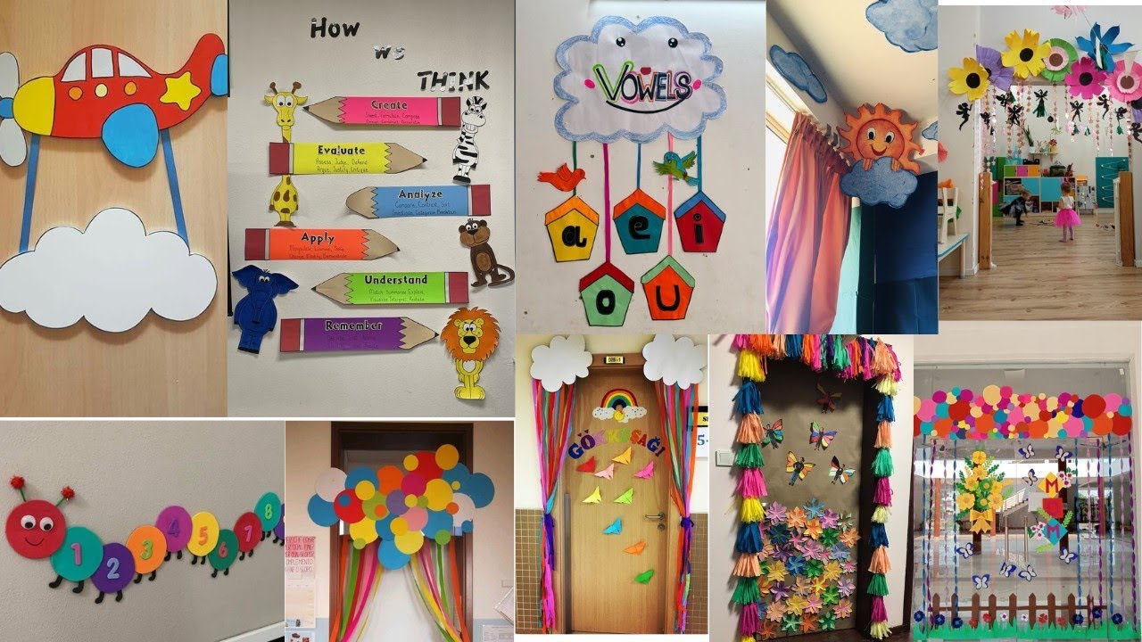 DIY Classroom wall decoration ideas/Wall hanging design/Paper Wall hanging decoration/paper crafts 