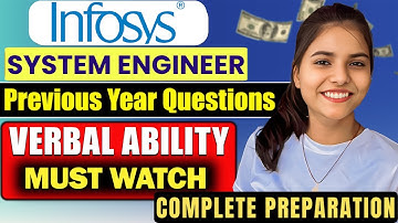 Infosys System Engineer Exam Questions | Infosys Verbal Ability Questions for 2026 batch | #Infosys