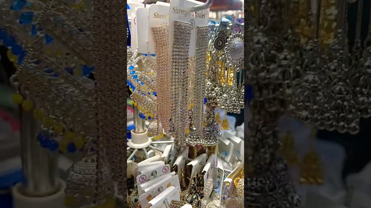 💃🔥 Street Market Jhumkas Shopping Haul @jewellery#