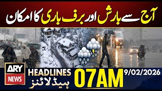 Stans Met Office Has Predicted Rain And Snowfall Ary News 7 Am Headlines 9Th Feb 2026