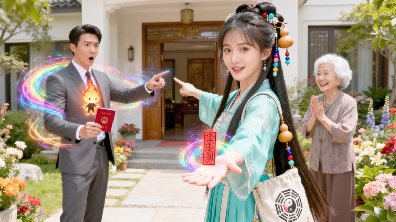 Cursed CEO controlled by a magical girl amulet—Forced into marriage! LUCK & LOVE…