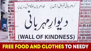 Wall Of Kindness Provides Free Food And Clothes To Needy