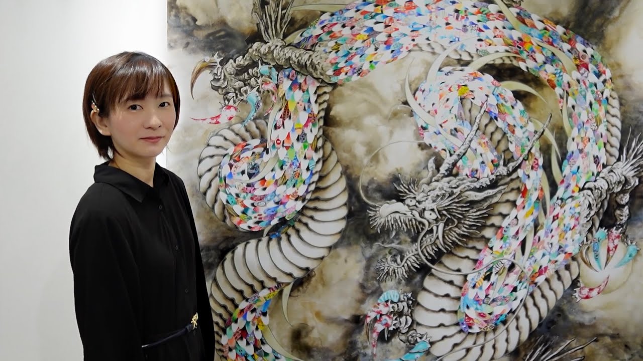 ［vlog］個展始まりました｜設営の様子｜画家の日常 - Kai Chikako