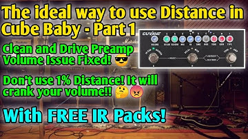 HOW TO USE DISTANCE Part 1: CUBE BABY TUTORIAL | How to fix volume issue in Cube Baby using Distance