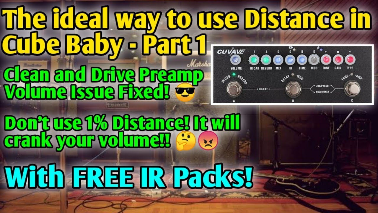 HOW TO USE DISTANCE Part 1: CUBE BABY TUTORIAL  How to fix volume issue in Cube  Baby using Distance 