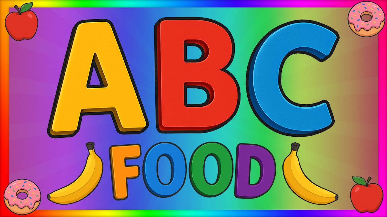 ABC Food Song | Learn the ABC Alphabet with Food | ABC Baby Songs