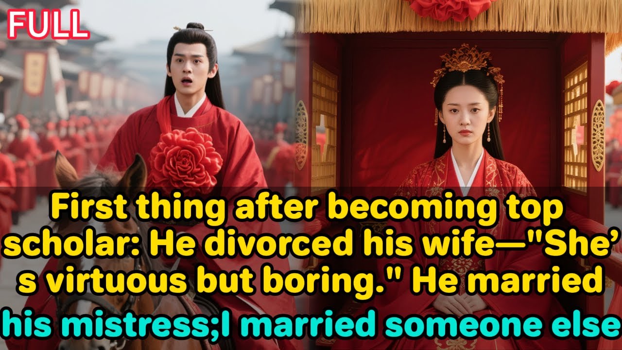 First thing after becoming top scholar: He divorced his wife—