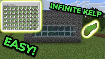 SIMPLE 1.19 AUTOMATIC KELP FARM TUTORIAL in Minecraft Bedrock (MCPE/Xbox/PS4/Switch/PC)