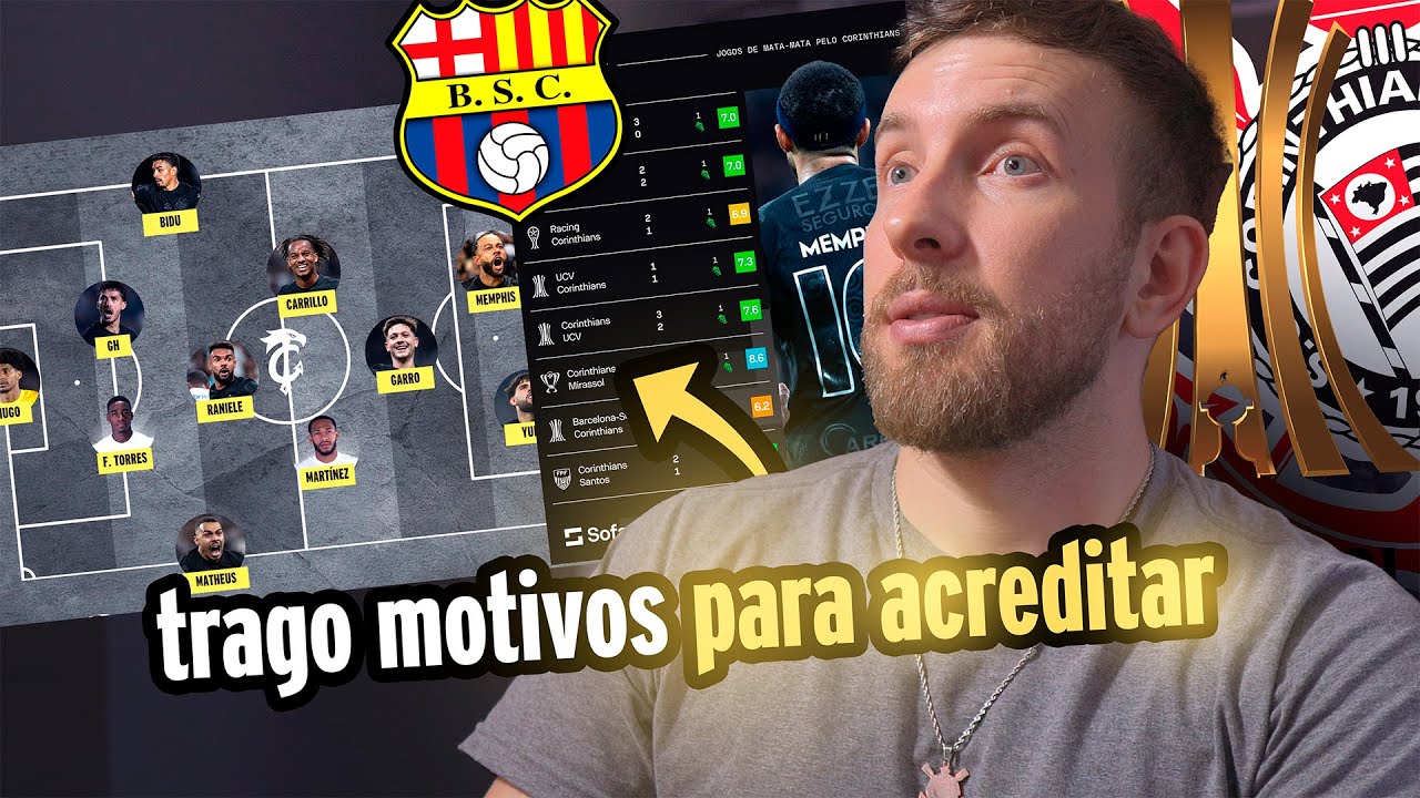 PRÉ-JOGO de CORINTHIANS x Barcelona SC, Libertadores 2025 | Escalação ...