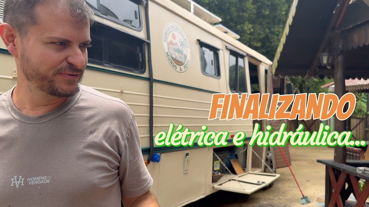 Reta final da construção... Motorhome artesanal 1973