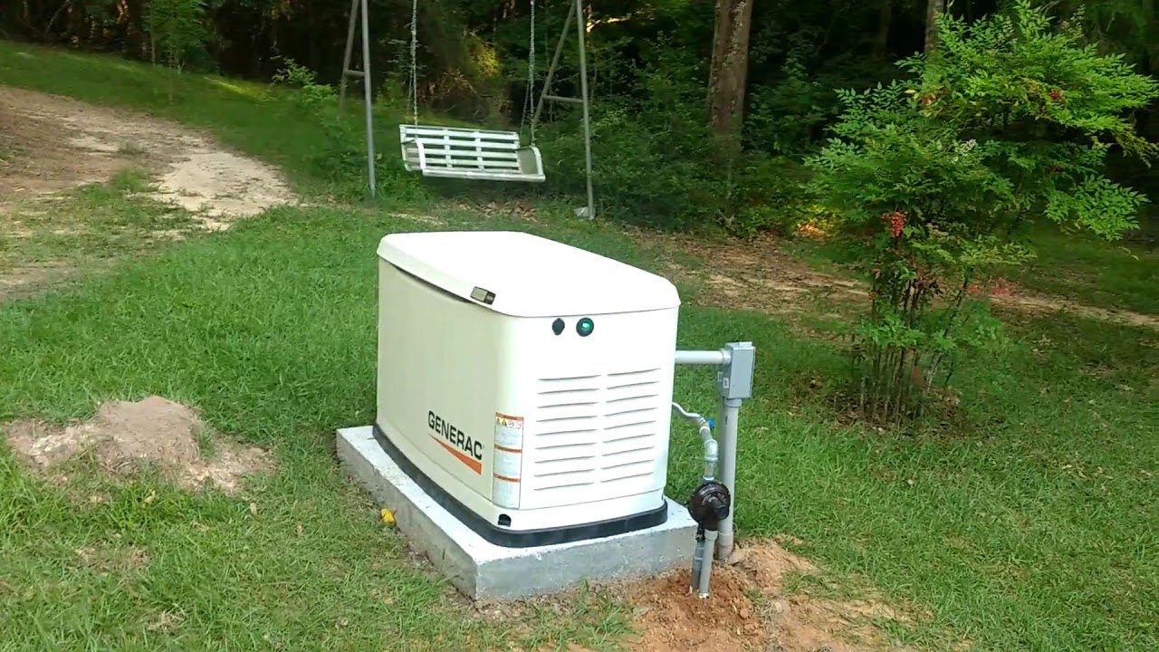 Generac Home Standby Generator Installation McComb, MS - YouTube