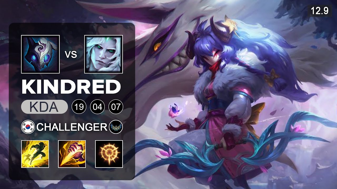 Kindred vs Viego Jungle - KR Challenger - Patch 12.9 Season 12
