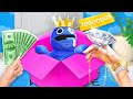 ROBLOX RAINBOW FRIENDS WERE ADOPTED BY RICH FAMILY || Rich VS Poor Situations by 123 GO! FOOD