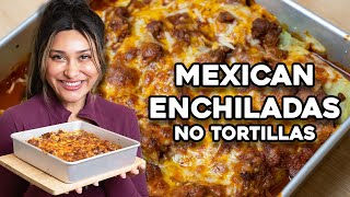 NO TORTILLA Mexican Enchiladas! | High Protein | Low Carb | Weight Loss