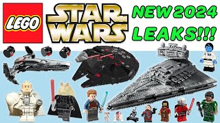 NEW LEGO STAR WARS 2024 LEAKS!!! MILLENNIUM FALCON, DARTH VADER + 25TH ANNIVERSARY BREAKDOWN!!!