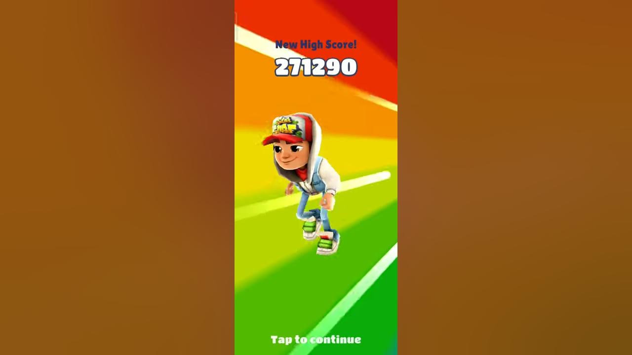 Subway surfers highest score YouTube