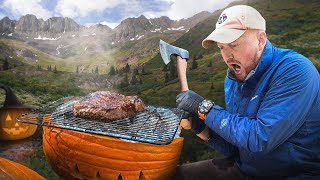 🥩 I Used a Pumpkin as a Grill — The Result Shocked Me! 🔥