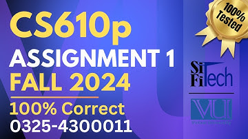 CS610p assignment 1 solution 2024 | CS610p assignment 1 solution fall 2024