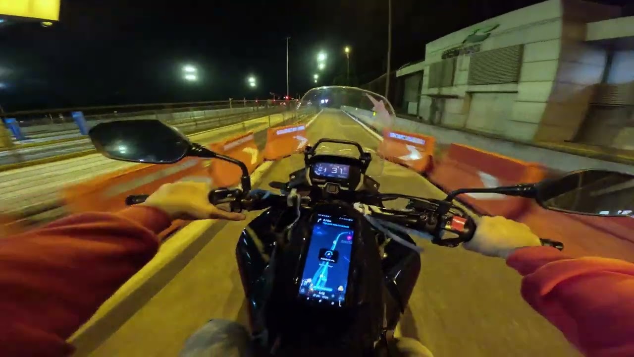 DESCENDO PRA PRAIA DE CB 500X NA MADRUGADA 🏖️😈