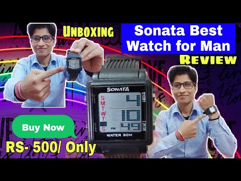 Sonata Digital Watch NH77043PP02 || #Sonata || #unboxing