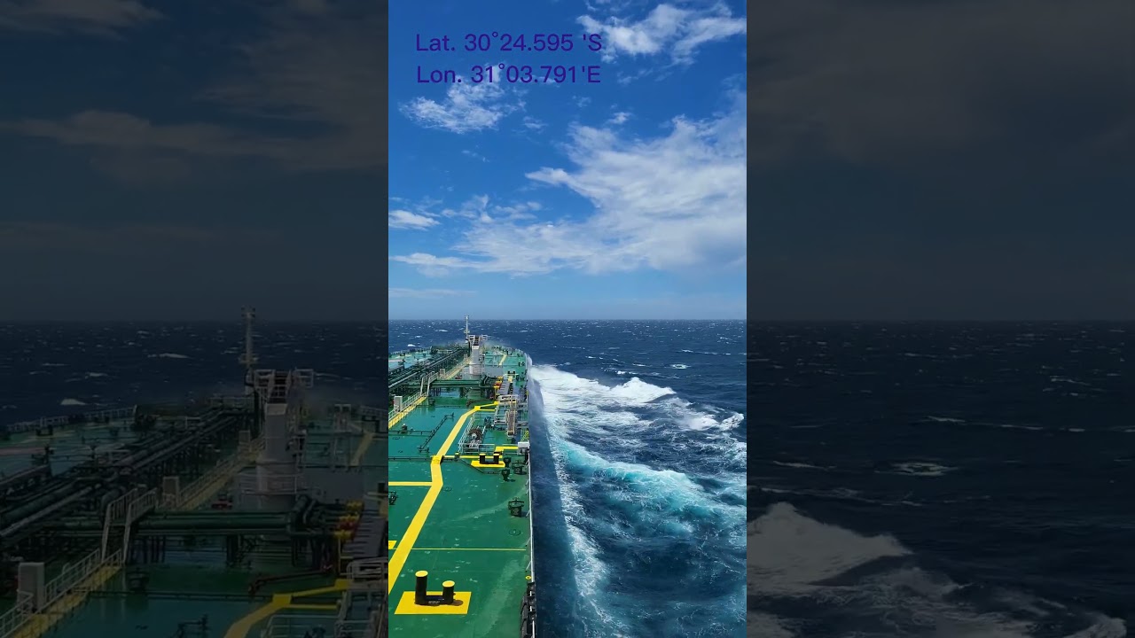 Vessel near South Africa,  #ship #travel #shorts #oiltanker