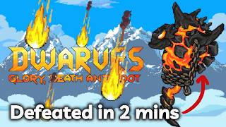 How to Defeat the FORGE DEMON (Endboss Guide) - Dwarves: Glory, Death and Loot