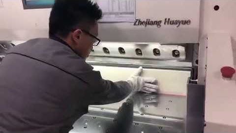 How paper cutter works / HPM Paper Cutter - Your top choice of paper cutting solution