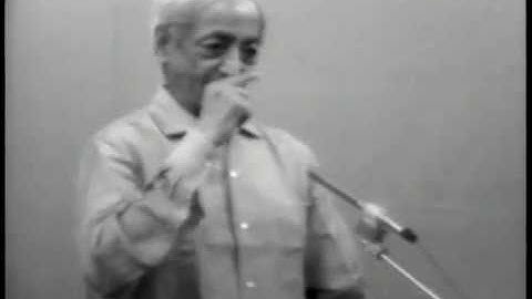J. Krishnamurti - Saanen 1978 - Tweede openbare toespraak - De identificatie van het denken