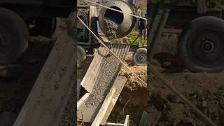 #satisfying rcc footing #concrete  casting #construction