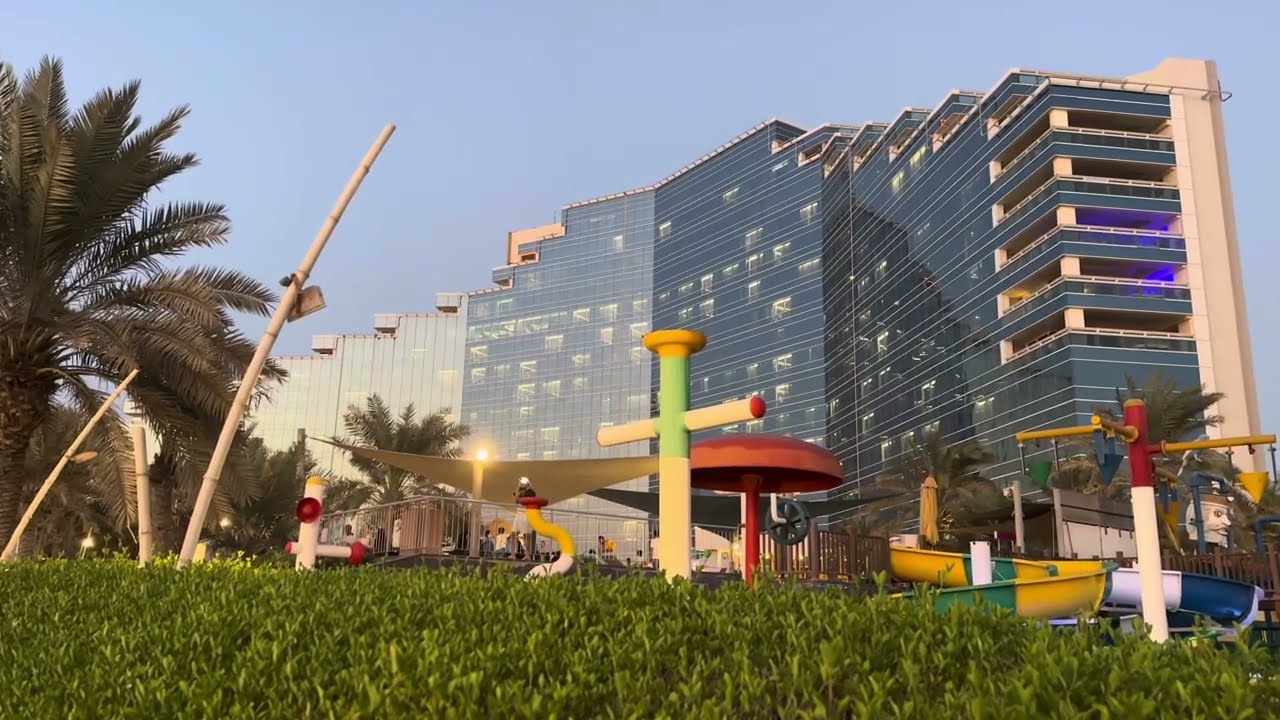 جولة في فندق 🏨 ومنتجع وشاطئ ذا آرت البحرين 🇧🇭 walking tour in luxury hotel and beach 