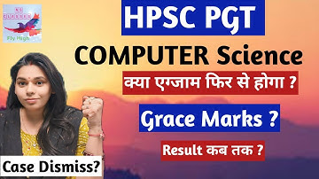 HPSC PGT COMPUTER SCIENCE Case Update| Result कब तक ? | Case Dismiss #nsclasses #computerscience