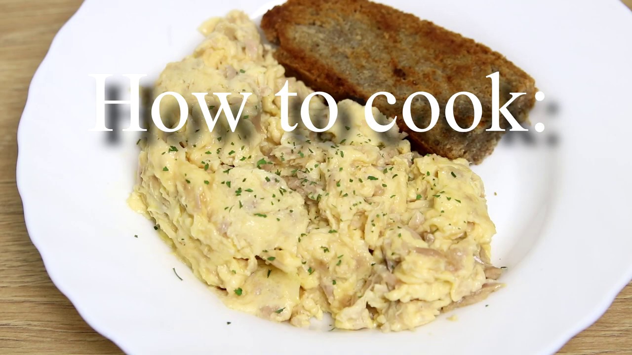 How to cook Tuna Scrambled Eggs YouTube