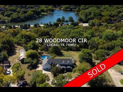 28 Woodmoor Circle, Lucas, TX home video tour